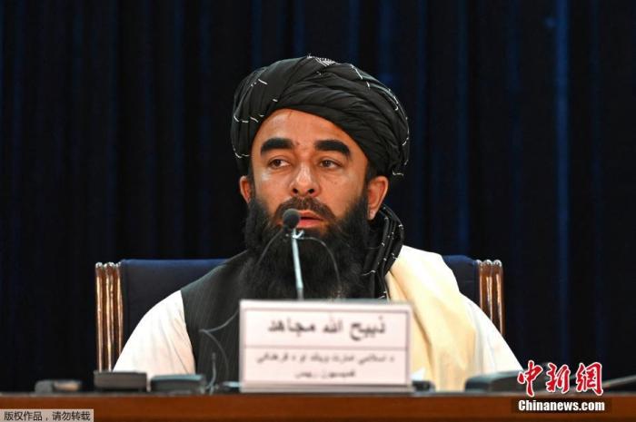 阿富汗塔利班发言人扎比乌拉·穆贾希德