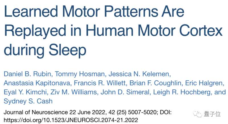 大脑在你睡觉时加速学习
